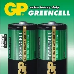 Szybka dostawa BATERIA GREENCELL 1.5V R20 2 SZTUKI